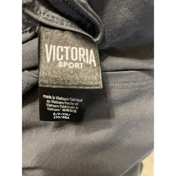 """Womens VICTORIA'S SECRET SPORT Grey Sweatshirt long sleeve Sz S Logo""" - Picture 8 of 10